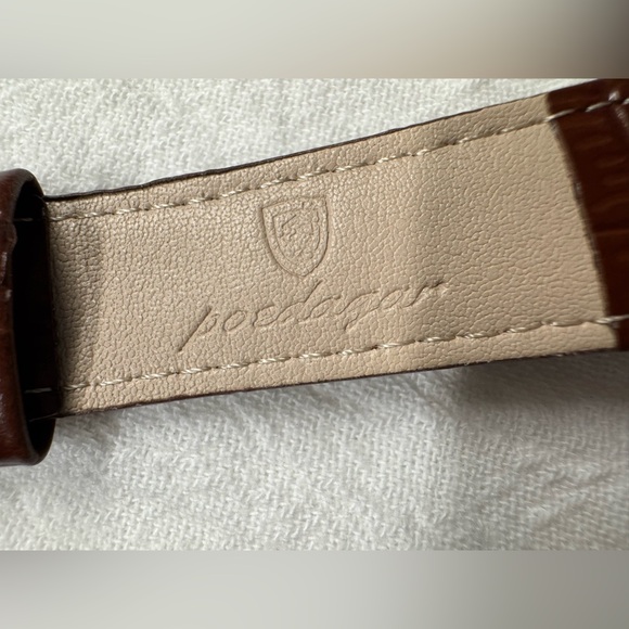 Blue Quartz Watch for Men Leather Band Waterproof Luminous Date Week NEW - Picture 7 of 11